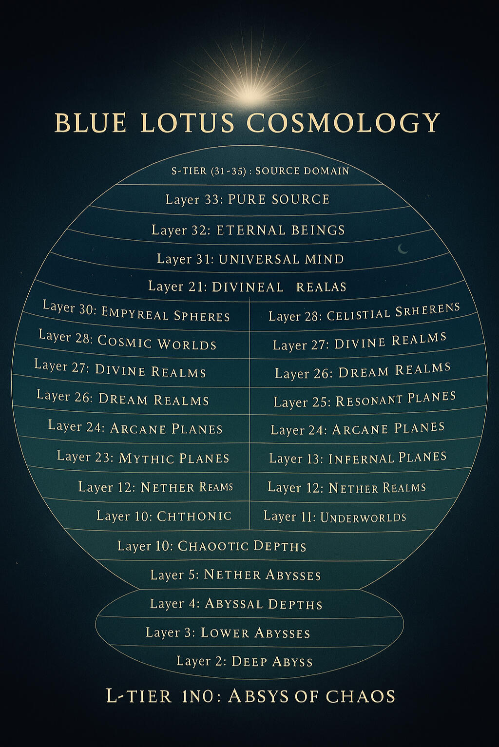 Blue Lotus Cosmology